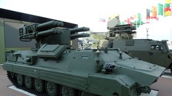 Xe tên lửa phòng không Sosna trong triển lãm Army-2018. Ảnh minh họa Rusian Gazeta