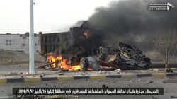 Lực lượng kháng chiến Houthis tiến công tiêu diệt liên minh quân sự do Ả rập Xê út dẫn đầu. Anh minh họa South Front