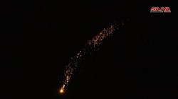 Nghi vấn lực lượng phòng không Syria bắn hạ một UAV Israel. Ảnh SANA