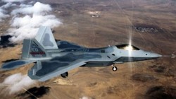 Máy bay F-22 Raptor Mỹ trên không phận Syria. Ảnh minh họa Defence. Blog