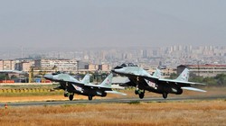 MiG-29 không quân Armenia xuất kích tham gia diễn tập. Ảnh Russian Air Force