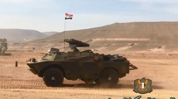 Quân đội Syria phản kích trên chiến trường Latakia. Ảnh minh họa Sputnik