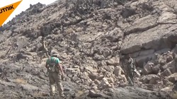 Binh sĩ quân đội Syria trên chiến trường Al-Safa. Ảnh minh họa video Sputnik