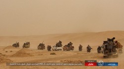 Nhóm chiến binh IS bất ngờ tấn công SDF ở Deir Ezzor. Ảnh minh họa trang Amaq