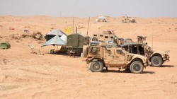 Lực lượng SDF chiến đấu phòng ngự trên chiến trường thung lũng phía đông Euphrates. Ảnh minh họa: South Front.