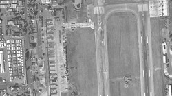 Những hầm chứa máy bay đang được xây dựng ở Hmeimim. Ảnh: tài khoản Twitter Samir.