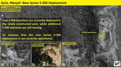 Bức ảnh của iSi ghi lại trận địa, được cho là của S-300 Syria và các xe phóng.