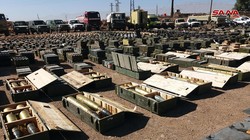 Một số lượng vũ khí khổng lồ bị phát hiện ở tỉnh Quneitra và Daraa. Ảnh minh họa: SANA.