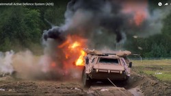 Hệ thống phòng thủ chủ động ADS của Rheinmetall cho tăng thiết giáp.