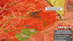 Toàn cảnh bản đồ chiến sự Syria tính đến ngày 03.11.2018 theo South Front.