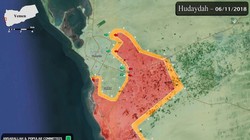 Chiến dịch tấn công của Liên minh quân sự vùng Vinh vào thành phố Yemen al-Hudaydah. Ảnh: South Front.