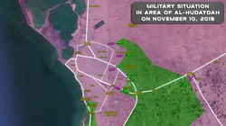 Chiến tuyến thành phố ven biển al-Hudaydah. Ảnh minh họa: South Front.