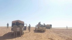 Quân đội Syria chiến đấu tiến công trên chiến trường al-Safa. Ảnh minh họa: Masdar News.