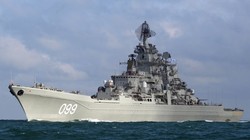 Tàu tuần dương tên lửa hạt nhân Peter Veliky. Ảnh minh họa RG