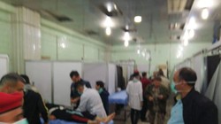 Người dân bị trúng độc khí gas Clo ở Aleppo