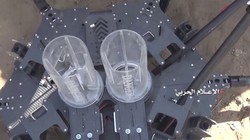 Drone của Ả Rập Xê-út, bị lực lượng Houthi bắn hạ trên chiến trường Yemen.