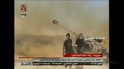 Quân đội Syria pháo kích ác liệt chiến tuyến của lực lượng Hồi giáo cực đoan ở Hama. Ảnh minh họa: Alikhbaria Syria.