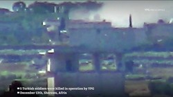 Dân quân người Kurd phóng tên lửa chống tăng ATGM diệt 5 binh sĩ Thổ Nhĩ Kỳ.