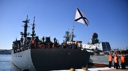 Hộ tống hạm của Hải quân Nga ở Vladivostok. Ảnh RIA Novosti.