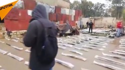 Kho vũ khí mới phát hiện ở Daraa.