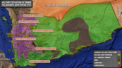 Tổng quan tình hình chiến sự Yemen, những cuộc tấn công vào vùng do Houthi kiểm soát. Ảnh: South Front.