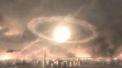 Mô phỏng một vụ nổ vũ khí hạt nhân điện từ trường, ảnh minh họa: The Washington Free Beacon.