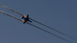 Máy bay chiến đấu Iraq không kích trên chiến trường Deir Ezzor. Ảnh minh họa Masdar News