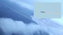 Tên lửa hành trình mang động cơ nguyên tử Burevestnik. Ảnh minh họa: Rusian Gazeta.