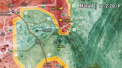 Bản đồ tình hình chiến sự khu vực biên giới Yemen - Ả rập Xê-út tính đến ngày 11.02.2019 theo South Front.