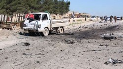 Hiện trường IS đánh bom tự sát ở Manbji.