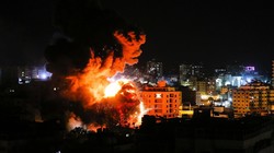 Không quân Israel không kích dữ dội Dải Gaza, phá hủy các mục tiêu được coi là của phong trào Hamas. Ảnh: South Front.