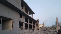 Hậu quả cuộc không khích của Israel vào Hama. Ảnh South Front