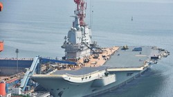 Tàu sân bay Trung Quốc Type 001 đang trong công đoạn hoàn thiện cuối cùng. Ảnh: The National Interest.