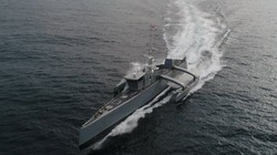 Chiến hạm không người lái "Sea Hunter - Thợ săn biển" do Hải quân Mỹ phát triển và thử nghiệm. Ảnh Defense News