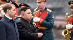 Chủ tịch Kim Jong-un tới Vladivostok, chuẩn bị cuộc gặp thượng đỉnh với tổng thống Putin. Ảnh: RT.