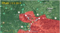Hướng tiến công của Houthi về thành phố Aden, Yemen. Ảnh South Front