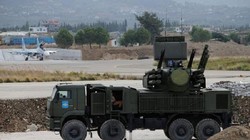 Tổ hợp pháo - tên lửa phòng không Pantsir-S1 trên căn cứ sân bay Hmeimim. Ảnh minh họa South Front