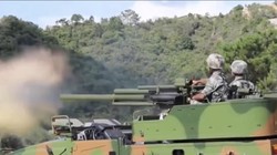 Súng cối bắn nhanh PCP-001 82 mm (Ảnh: SCMP)