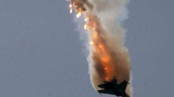 Máy bay Nga bị bắn hạ. Ảnh RusVesna.