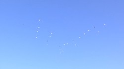 Quân đội Syria diễn tập đổ bộ đường không. Ảnh video Bộ Quốc phòng Nga.