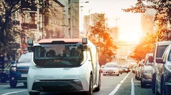 Xe tự hành Origin Cruise. Ảnh The Robotreport