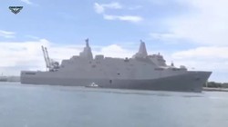 Tàu đổ bộ LPD "Yu Shan". Ảnh Video Journal Military