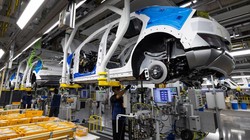 Xưởng sản xuất ô tô điện Hyundai. Hàn Quốc. Ảnh GadGets Now