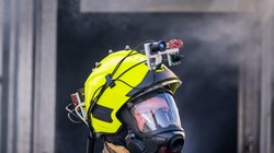 Thiết kế ý tưởng mũ bảo hiểm thông minh cho lính cứu hỏa. Ảnh Euronews