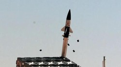 Phóng thử nghiệm hệ thống phòng không tích hợp tên lửa đánh chặn Tamir Iron Dome của Rafael. Ảnh Bộ Quốc phòng Israel/RAFAEL