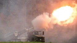 Pháo tự hành bánh lốp Archer 155mm của Thụy Điển. Ảnh Military Leak