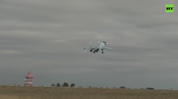 Máy bay tiêm kích Su-35 chiến đấu trên chiến trường Ukraine. Ảnh Video RT.