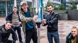 Tuabin điện gió, do Douglas Macartney, một học sinh 15 tuổi người Scotland thiết kế. Ảnh E&T