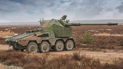 Pháo tự hành bánh lốp Boxer RCH 155 155 mm. Ảnh Military Ukraine