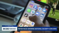 TikTok đối mặt với những quan ngại về an ninh quốc gia Mỹ. Ảnh CBS